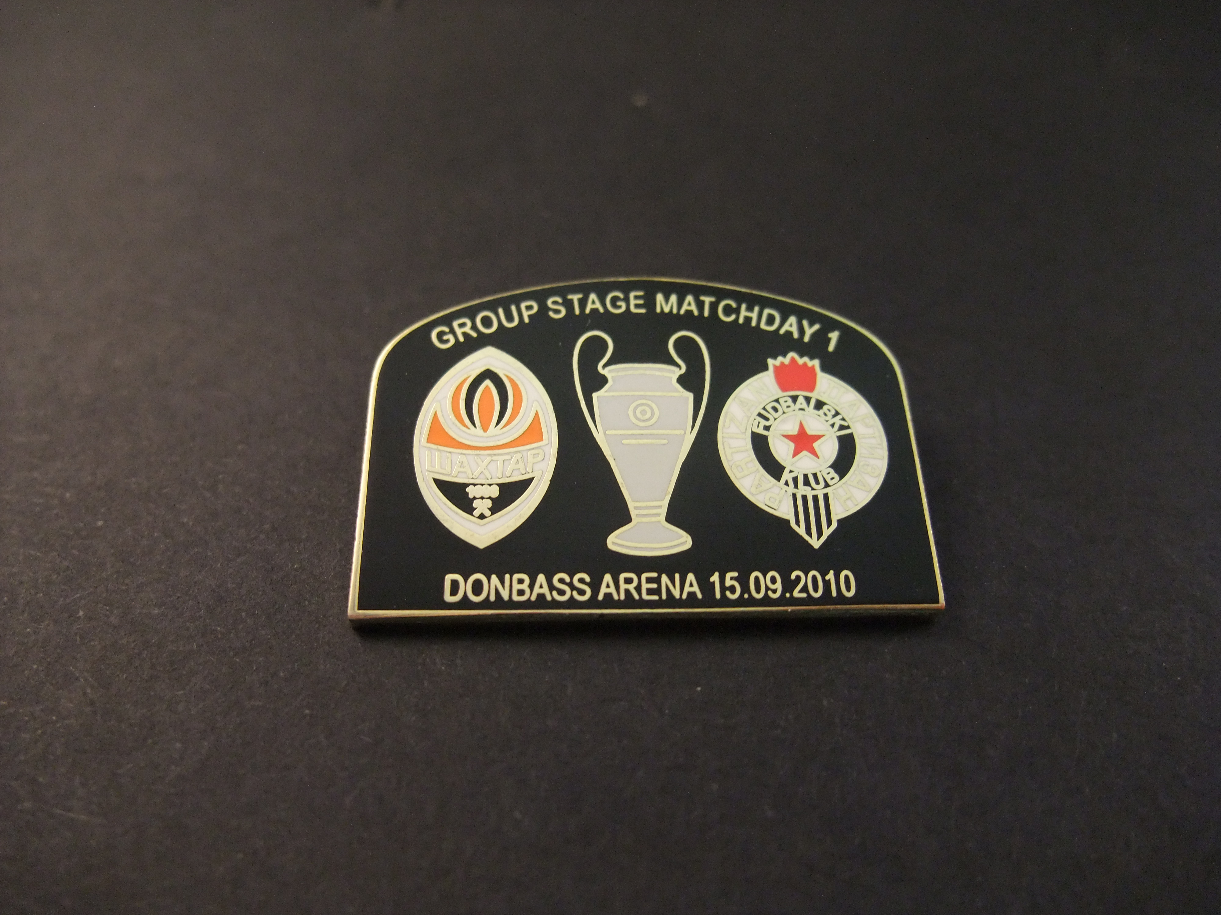 Shakhtar Donetsk-Partizan Belgrado UEFA Champions ( Groepsfase) 15-09-2010 Donbas Arena